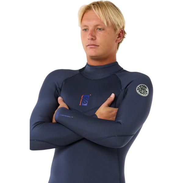 2025 Rip Curl Mens Dawn Patrol 5/3mm Back Zip Wetsuit 16SMFS - Slate